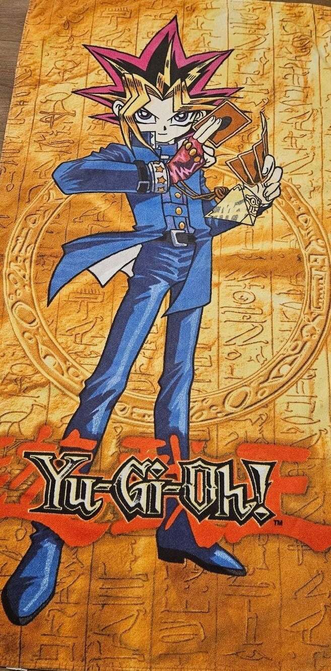 Vintage 1996 Yu-Gi-Oh! Yami Yugi Beach Towel
